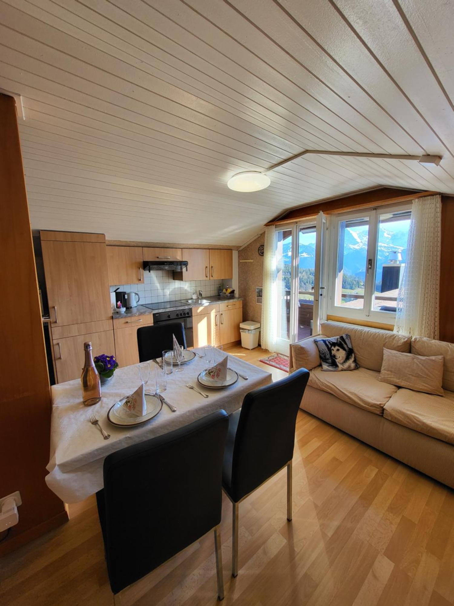 Chalet Lilo 2 Zimmer top mountain view Beatenberg Buitenkant foto